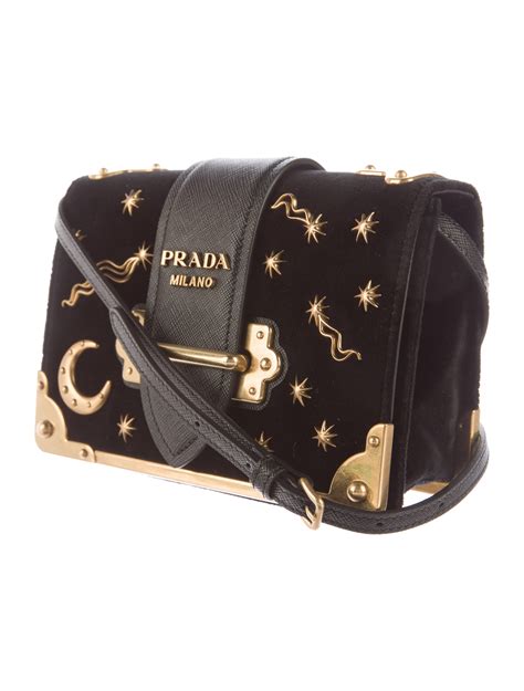 prada astrology bag silver